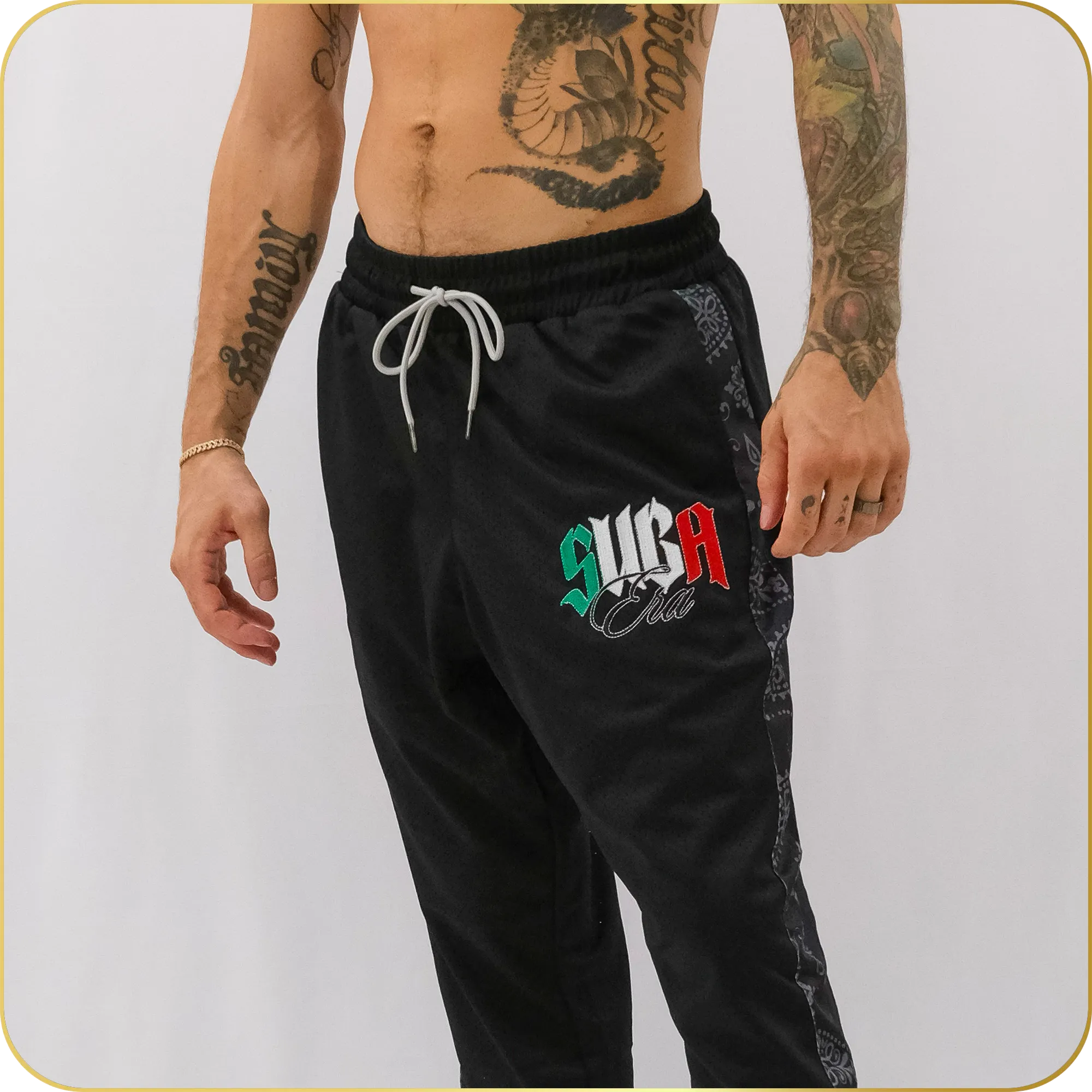 Suga-Sphere Mesh Joggers